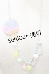 Angelic Pretty / MilkyPlanetネックレス  ピンク/サックス H-25-08-11-024-AP-AC-NS-ZH