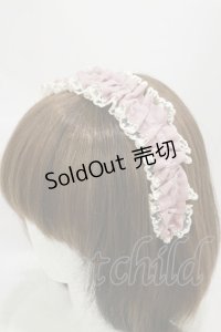 m petit by misako / AMレースカチューシャ  ピンク H-25-08-11-028-LO-AC-NS-ZH