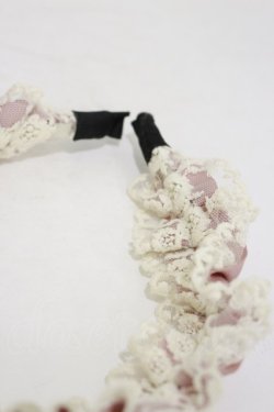 画像2: m petit by misako / AMレースカチューシャ  ピンク H-25-08-11-028-LO-AC-NS-ZH