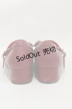 画像3: axes femme kawaii / ローヒールリボンパンプス  L(24.5cm) レッド H-25-08-11-032-AX-SH-NS-ZH