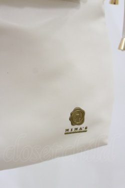 画像2: m petit by misako / NINA'Sコラボ/リボンキンチャクショルダーバッグ  オフ H-25-08-11-035-LO-BG-NS-ZH