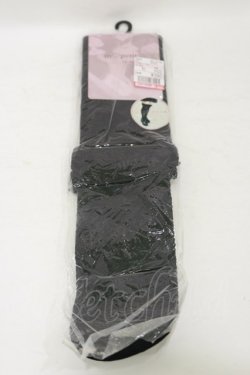 画像1: m petit by misako / AMOVKレーシーフリル  ブラック H-25-08-11-004-LO-ZA-NS-ZH