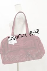 m petit by misako / AMリボンボストン  ワイン H-25-08-11-038-LO-BG-NS-ZH