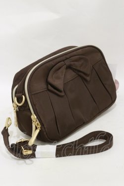 画像1: m petit by misako / AMリボンウォレットSLD  ブラウン H-25-08-11-041-LO-BG-NS-ZH