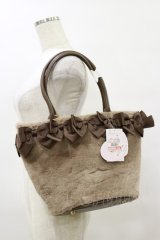m petit by misako / AM*NIリボンFバッグ  ブラウン H-25-08-11-044-LO-BG-NS-ZH