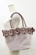 m petit by misako / AM*NIリボンFバッグ  ピンク H-25-08-11-045-LO-BG-NS-ZH