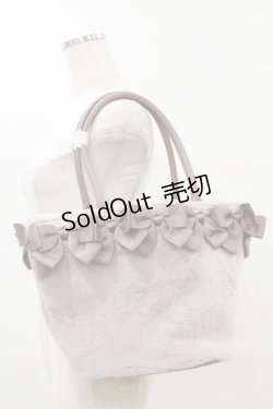 画像1: m petit by misako / AM*NIリボンFバッグ  ピンク H-25-08-11-045-LO-BG-NS-ZH