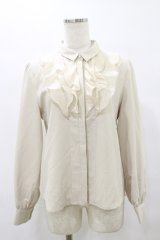 an another angelus / シアーラッフルフリルシャツ Free IVORY H-25-08-11-048-CA-BL-NS-ZH
