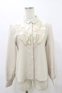an another angelus / シアーラッフルフリルシャツ Free IVORY H-25-08-11-048-CA-BL-NS-ZH