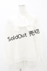 an another angelus / シアー変形ボウタイブラウス Free IVORY H-25-08-11-049-CA-BL-NS-ZH