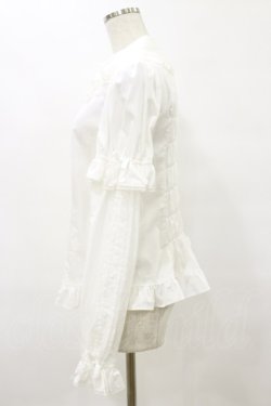画像3: Angelic Pretty / シンプルピンタック付け袖ブラウス Free オフ H-25-08-11-051-AP-BL-NS-ZH
