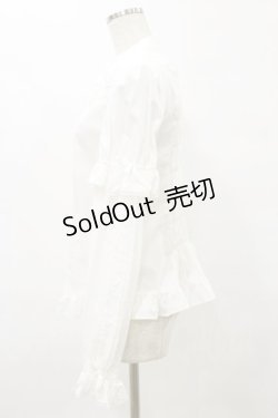 画像3: Angelic Pretty / シンプルピンタック付け袖ブラウス Free オフ H-25-08-11-051-AP-BL-NS-ZH