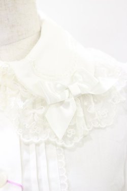 画像4: Angelic Pretty / シンプルピンタック付け袖ブラウス Free オフ H-25-08-11-051-AP-BL-NS-ZH