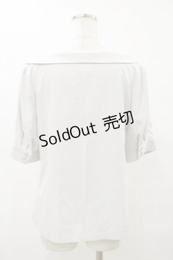 画像2: F&A / 衿付きオフショルシャツ Free L/GRAY H-25-08-12-048-LO-BL-NS-ZH