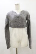 Melt the lady / クロップドトップス Free グレー H-25-08-12-051-PU-TO-NS-ZH