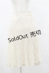 axes femme / レーシーロングスカート M 生成り H-25-08-12-058-AX-SK-NS-ZH