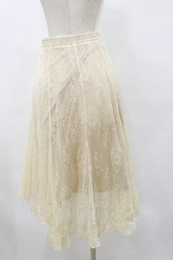 画像2: axes femme / レーシーロングスカート M 生成り H-25-08-12-058-AX-SK-NS-ZH