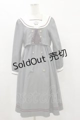 Amavel / チェックネクタイ set up風ワンピース(ロング) Free グレー H-25-08-12-062-CA-OP-NS-ZH
