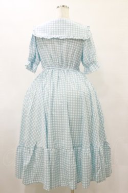 画像2: m petit by misako / AM*ギンガムCHKワンピース M サックス H-25-08-12-065-LO-OP-NS-ZH