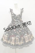 metamorphose / Nostalgic chessboardフリルジャンパースカート Free ブラック H-25-08-12-069-ME-OP-NS-ZH