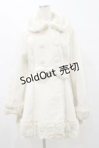 DearMyLove / ファーカラーハートコート 3L オフ H-25-08-12-072-EL-CO-NS-ZH