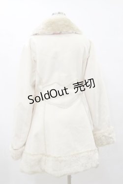 画像2: DearMyLove / ファーカラーハートコート 3L オフ H-25-08-12-072-EL-CO-NS-ZH
