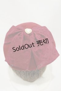 Princess Melody / パールハートレースリボンベレー  ワイン H-25-08-12-011-EL-AC-NS-ZH