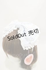 BABY,THE STARS SHINE BRIGHT / キャメロンカチューシャ(綿サテン)  サックス H-25-08-12-012-BA-AC-NS-ZH