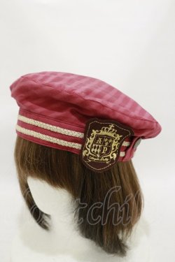 画像1: Angelic Pretty / 文学少女ベレー  ワイン H-25-08-12-013-AP-AC-NS-ZH