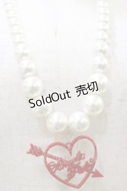 画像1: Angelic Pretty / Dolly Heartネックレス  レッド H-25-08-12-017-AP-AC-NS-ZH