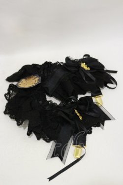 画像1: ALICE and the PIRATES / レナの靴下留め  ブラック H-25-08-12-020-PA-ZA-NS-ZH