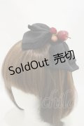 BABY,THE STARS SHINE BRIGHT / 赤いひとかけらのMarchenグログランリボンカチューシャ  エンジ H-25-08-12-002-BA-AC-NS-ZH