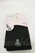m petit by misako / ECAMタイツNIロゴキモウ L~LL ブラック H-25-08-12-025-LO-ZA-NS-ZH