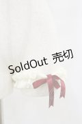 LOTUS ribbon / ガーターリボン  生成り H-25-08-12-026-EL-ZA-NS-ZH