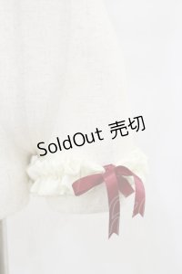 LOTUS ribbon / ガーターリボン  生成り H-25-08-12-026-EL-ZA-NS-ZH