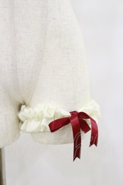 画像1: LOTUS ribbon / ガーターリボン  生成り H-25-08-12-026-EL-ZA-NS-ZH