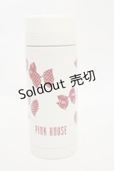 PINK HOUSE / リボン柄サーモステンレスボトル  オフ H-25-08-12-029-LO-ZA-NS-ZH