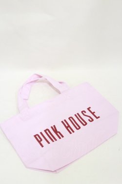 画像1: PINK HOUSE / ロゴトートバッグ  ピンク H-25-08-12-032-LO-BG-NS-ZH
