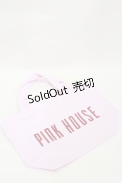 画像1: PINK HOUSE / ロゴトートバッグ  ピンク H-25-08-12-032-LO-BG-NS-ZH