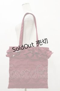 m petit by misako / TT*AMフリルトート  ワイン H-25-08-12-033-LO-BG-NS-ZH