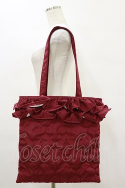 画像1: m petit by misako / TT*AMフリルトート  ワイン H-25-08-12-033-LO-BG-NS-ZH