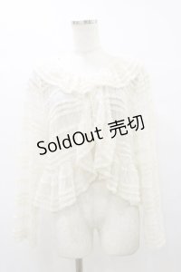 Miss Point（海外ロリータブランド） / Cat Rose Teaカーディガン L 生成り H-25-08-12-036-EL-TO-NS-ZH