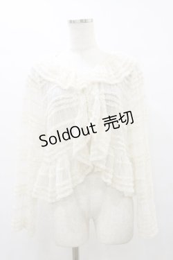 画像1: Miss Point（海外ロリータブランド） / Cat Rose Teaカーディガン L 生成り H-25-08-12-036-EL-TO-NS-ZH
