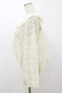 画像3: Miss Point（海外ロリータブランド） / Cat Rose Teaカーディガン L 生成り H-25-08-12-036-EL-TO-NS-ZH