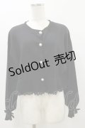 MA*RS / パールボタンカーディガン Free ブラック H-25-08-12-040-EL-TO-NS-ZH