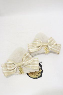 画像1: ALICE and the PIRATES / A/Pねこみみクリップ  生成り H-25-08-12-006-PA-AC-NS-ZH