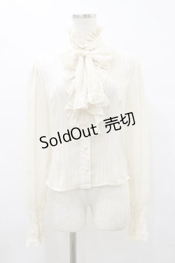 画像1: BABY,THE STARS SHINE BRIGHT / ストライプシフォンブラウス Free 生成り H-25-08-12-046-BA-BL-NS-ZH