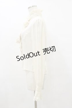 画像3: BABY,THE STARS SHINE BRIGHT / ストライプシフォンブラウス Free 生成り H-25-08-12-046-BA-BL-NS-ZH