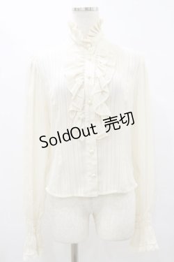 画像6: BABY,THE STARS SHINE BRIGHT / ストライプシフォンブラウス Free 生成り H-25-08-12-046-BA-BL-NS-ZH