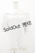 F&A / 衿付きオフショルシャツ Free L/GRAY H-25-08-12-048-LO-BL-NS-ZH